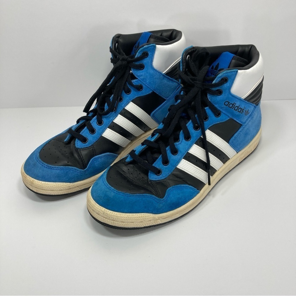 Adidas‎ High Top Men’s US 9 Pro Conference CONÇUE EN FRANCE Sneakers Blue